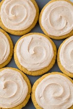 Pumpkin Sugar Cookies with Cinnamon Cream Cheese Frosting was pinched from <a href="http://www.cookingclassy.com/2014/09/pumpkin-sugar-cookies-cinnamon-cream-cheese-frosting/" target="_blank">www.cookingclassy.com.</a>