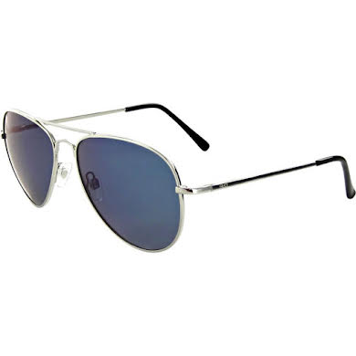 Optic Nerve Estrada Polarized Sunglasses: Silver w/ Smoke Blue Lens