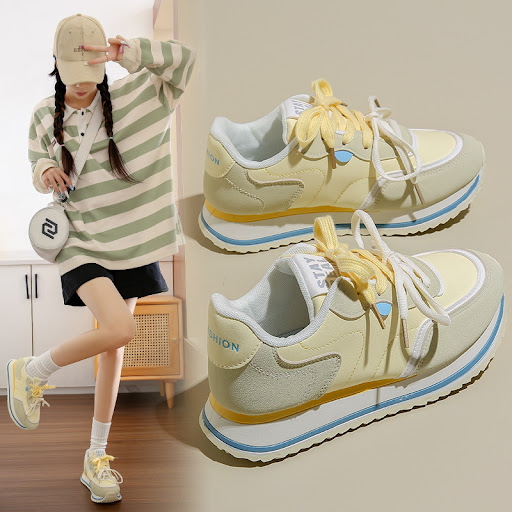 Title 7, Womens Color Block Platform Retro Daddy Shoes ...