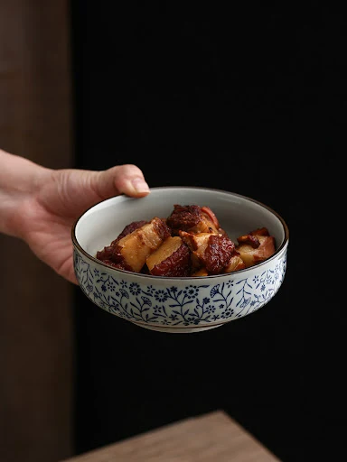 Title 3, Chinese Style Underglaze Salad Bowl for Private...