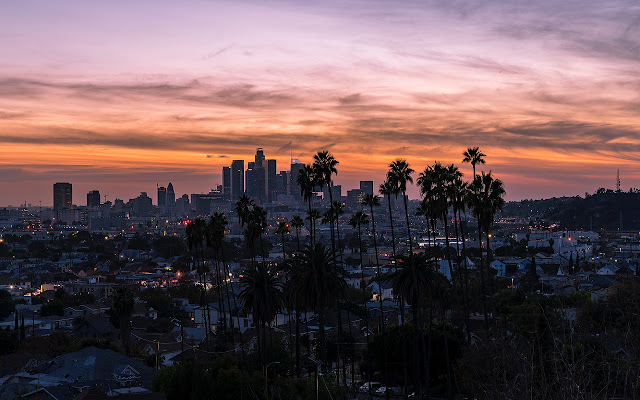 Los Angeles Skyline chrome extension