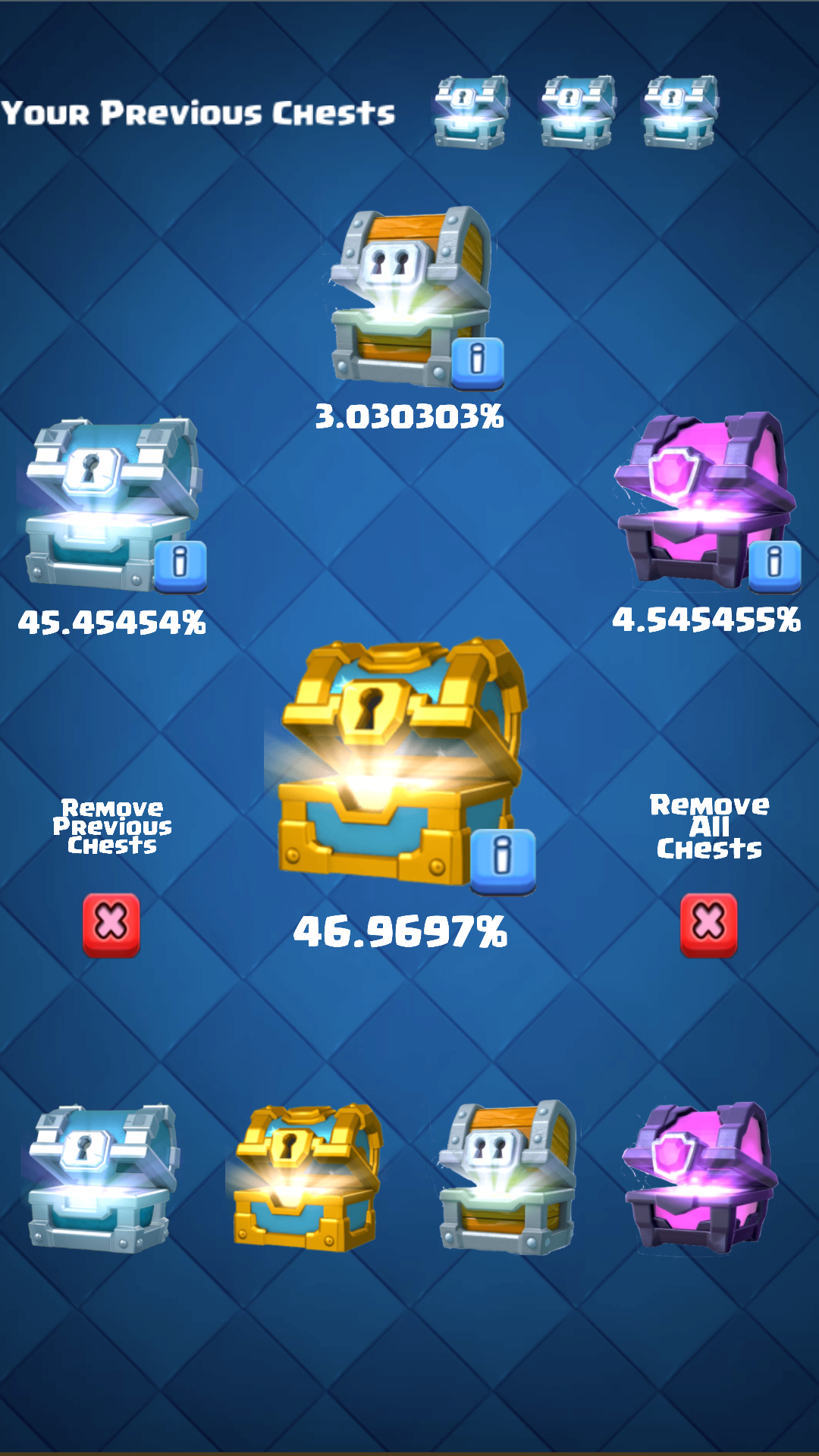 Android application Ultimate Chest Tracker screenshort