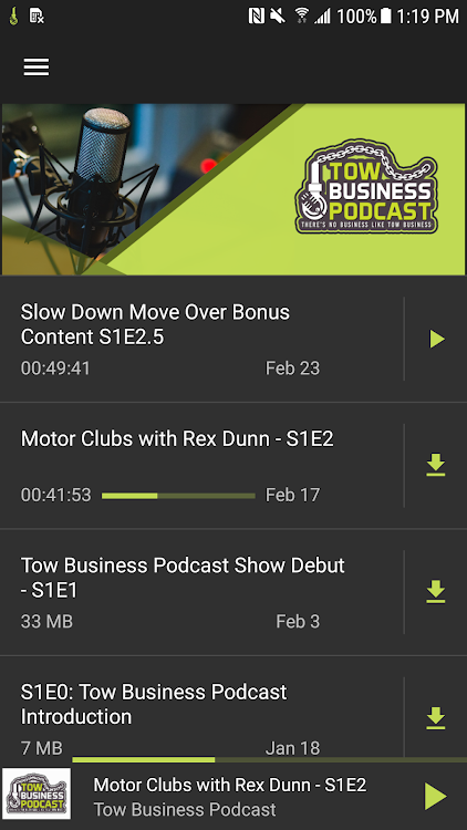 Tow Biz Podcast - 1.7.2 - (Android)