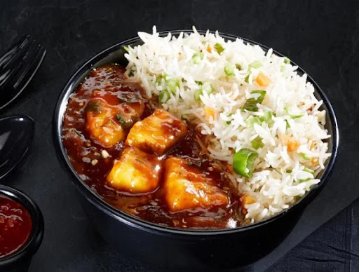 Paneer Manchurian Rice [Gravy]