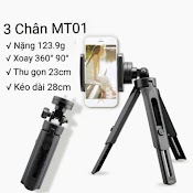 Giá Đỡ Mini Xếp Gọn 3 Chân Tripod Support Mt01 Xoay 360 Độ - Dc4357