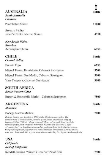 Made In India - Radisson Blu menu 