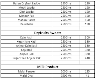 Khandelwal Sweet menu 2