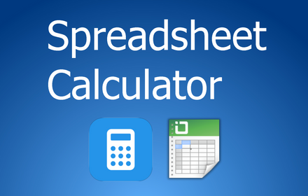 Spreadsheet Calculator App chrome extension