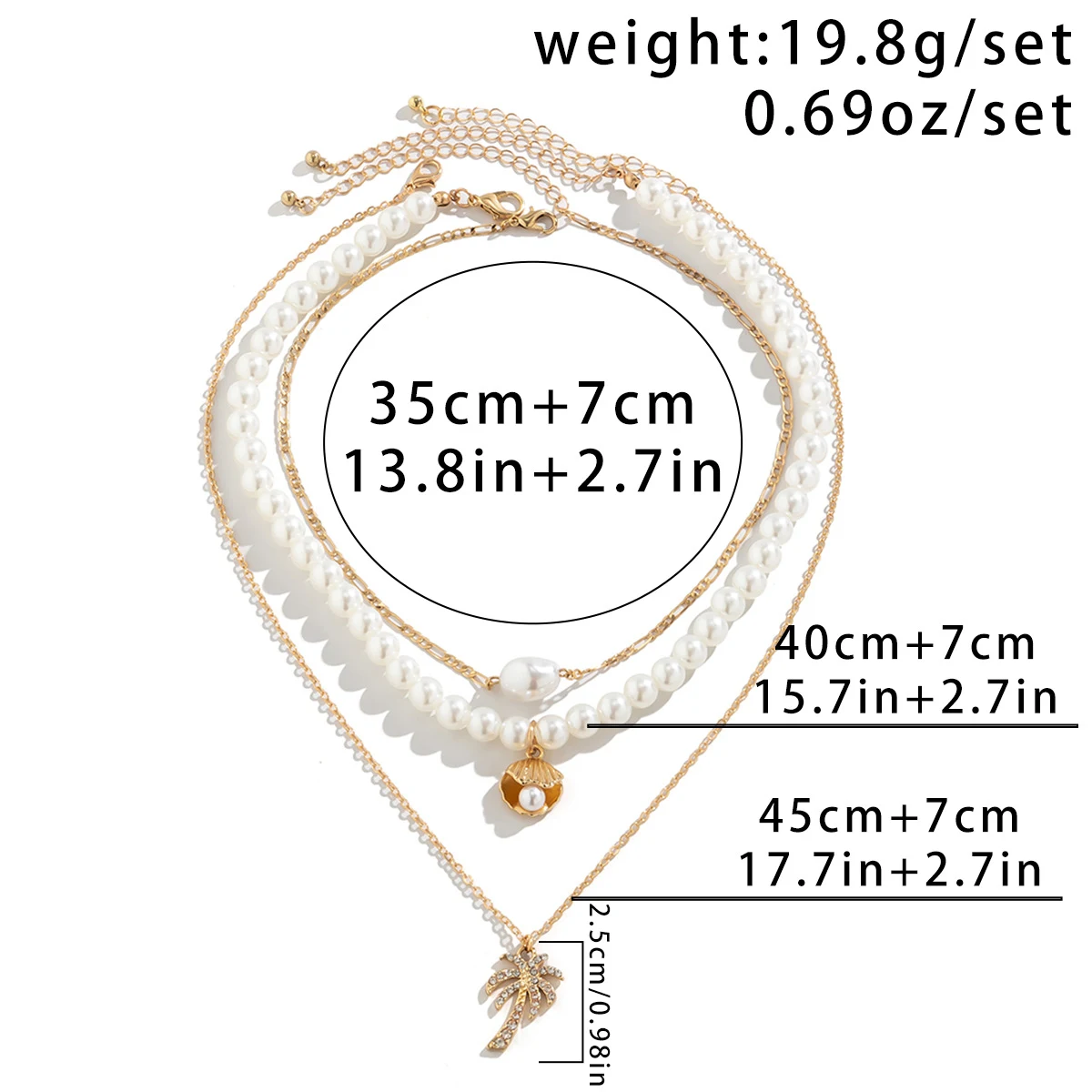 Title 36, Strandparelketting met kralen, een elegant en n...