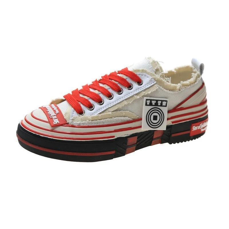 Title 6, Scarpe di tela basse con plateau casual per stu...