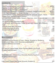 Fun Food Fiesta menu 1