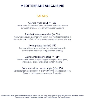 Ladera menu 