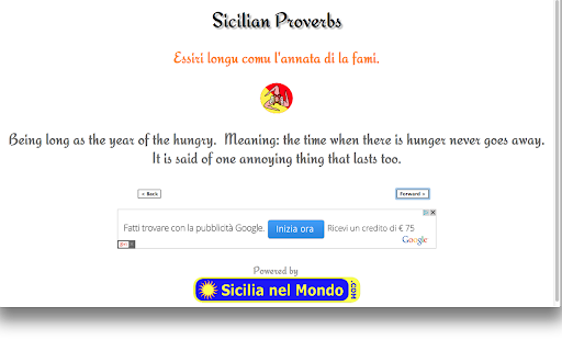 Sicilian Proverbs