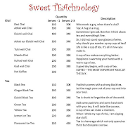 Sweet TEAchnology menu 1