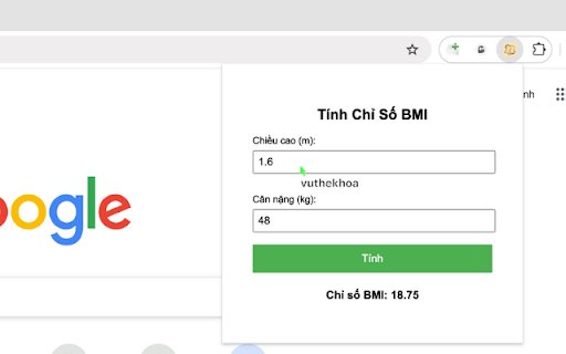 Tính BMI Net88