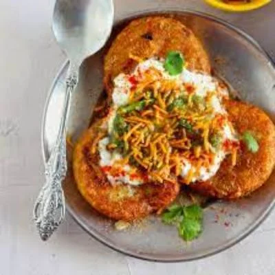 Corn Aloo Tikki Chaat