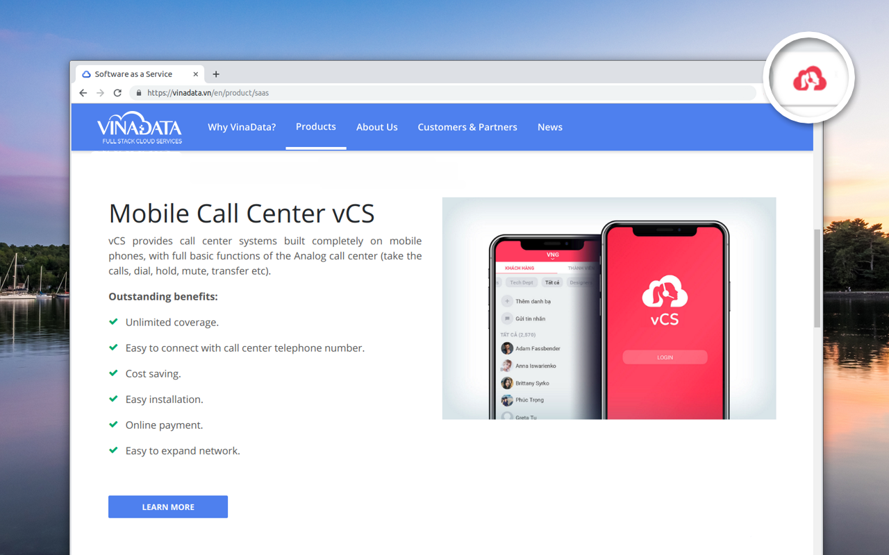 vCS Click-to-Call Extension Preview image 3