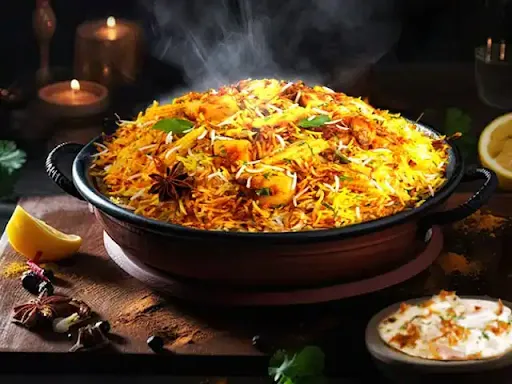 Ustaadi Hyderabadi Veg Biryani (Serves 4)