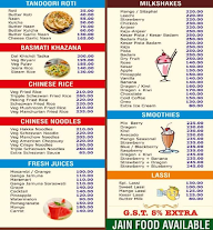 Shubh Sagar Restaurant menu 4