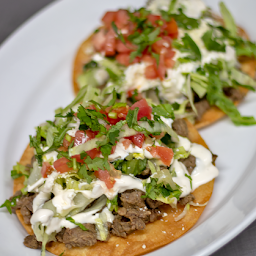 Tostadas de Carne al Gusto