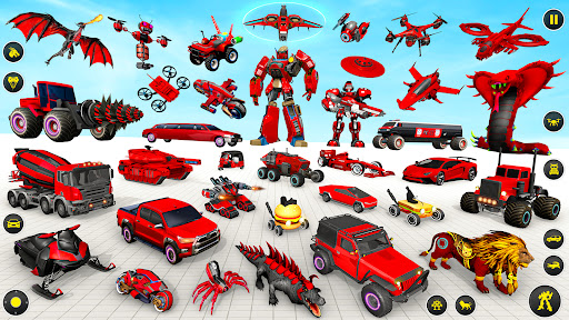 Screenshot Drone Robot Car Game 3D