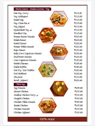 Hyderabadi Bawarchi Multicuisine Restaurant menu 2