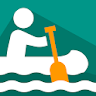 Canoeing navigation icon