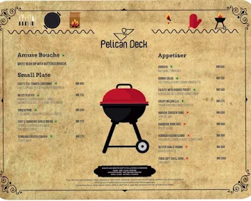 Pelican Deck - Sheraton Grand menu 