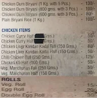 BISMILLAH STAR BIRYANI menu 2