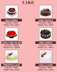 Dora Cake menu 2