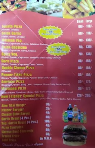 First Slice Pizza menu 2