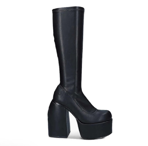 Title 6, Womens Platform High Heel Boots Over The Knee ...