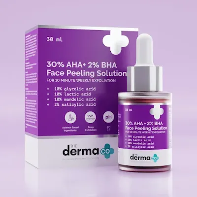 The Derma Co 30% AHA + 2% BHA Peeling Solution - 30ml