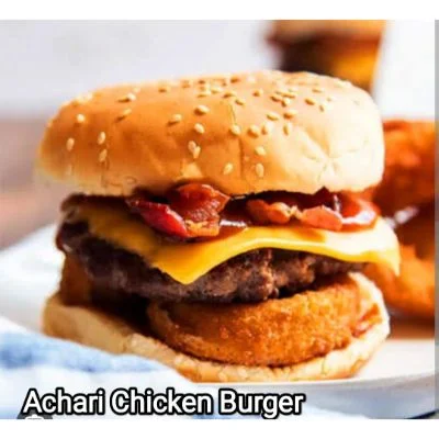 Achari Chicken Burger