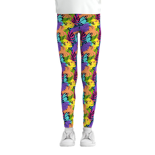 Title 7, Digital Print Girls Leggings Thin Stretch Pants...