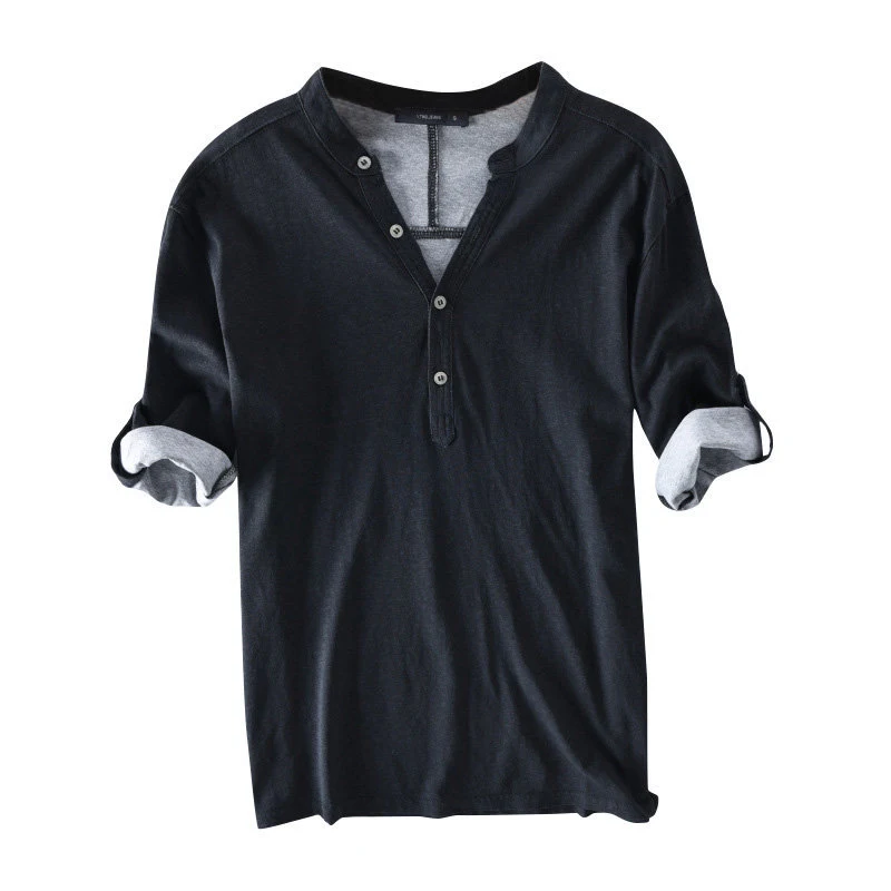 Camisa de manga larga para hombre Talla europea Top ideal para vestir cómodo y con estilo durante todo el año, perfecta para cualquier ocasión.