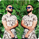 Cover Image of Baixar Photo mirror effect of jungle backgrounds 1.0 APK