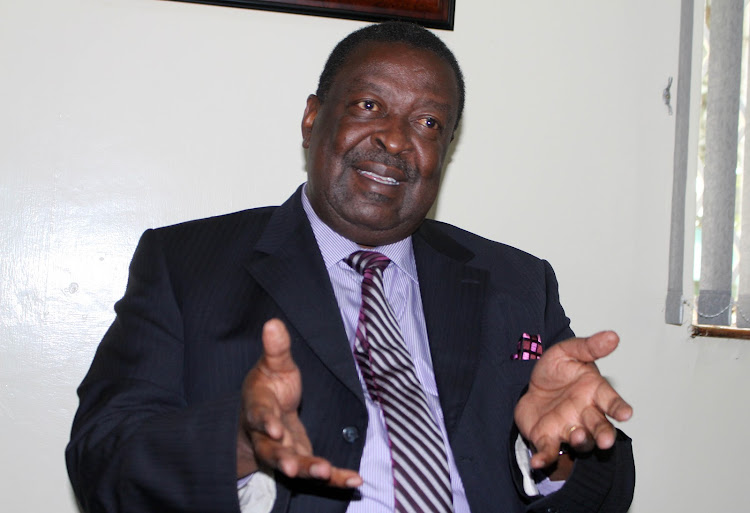 ANC party leader Musalia Mudavadi during an interview at Musalia Mudavadi Centre in Nairobi on October 22, 2020