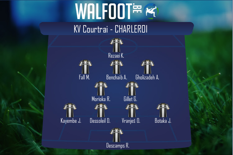 Composition Charleroi | KV Courtrai - Charleroi (30/01/2021)