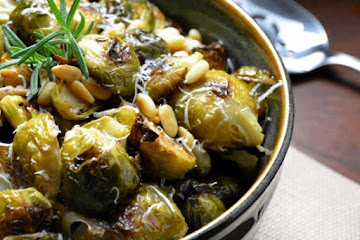 Garlic Roasted Brussels Sprouts