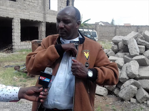 Kajiado county commissioner Harsama Kello during a function in Kitengela on June 21, 2017. /KURGAT MARINDANY