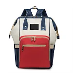 Blue red white