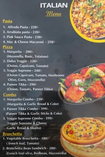 Bindaas Bol menu 