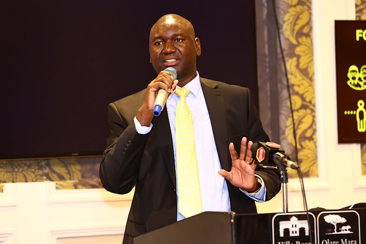 Immigration PS Julius Bitok speaks during the launch of The Intergovernmental Steering Committee on Kenya’s Marshal Plan for Refugees on May 9, 2023.