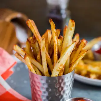 Air Fryer Salt and Vinegar French Fries - I Am Homesteader