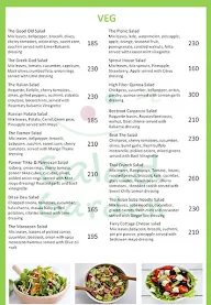 Salad Garden menu 1