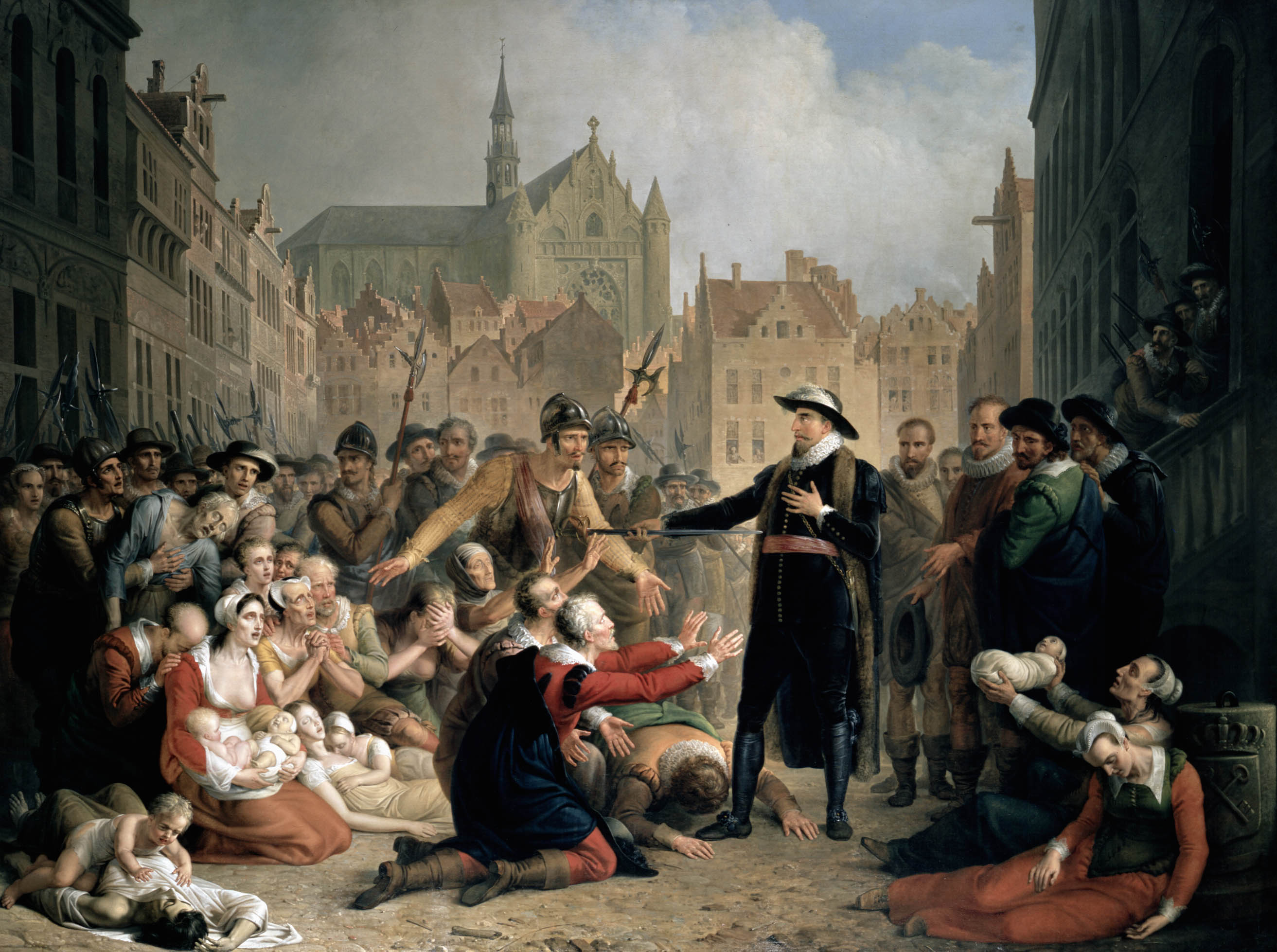 The self-sacrifice of Mayor Pieter van der Werf