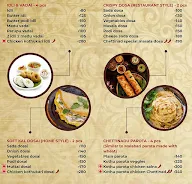 Chettinad Tiffun menu 5