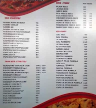 Priya's Punjabi menu 4