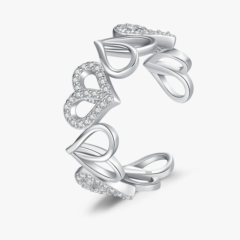 Fashion Sweet Love Heart-shaped Ring for women, a perfect gift to express affection. Elegant and romantic design, ideal 